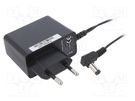 Power supply: switched-mode; mains,plug; 12VDC; 1A; 12W; Plug: EU ESPE