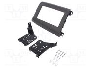 Radio frame; Honda; 2 DIN; grey METRA