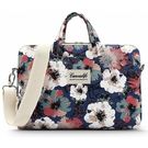 Canvaslife Briefcase bag for a 13-14&quot; laptop - navy blue and white, Canvaslife