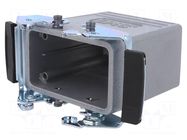 Enclosure for connectors: HDC; size H-B 10; for cable; straight LAPP