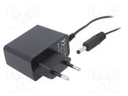 Power supply: switched-mode; mains,plug; 12VDC; 0.5A; 6W; Plug: EU ESPE