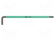 Wrench; Torx®; TX9; Overall len: 101mm; steel; long; Multicolour WERA
