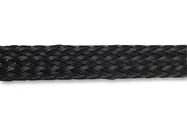 SLEEVING, BRAID, BLACK, 100M