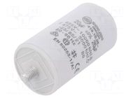 Capacitor: polypropylene; motors, run; 20uF; 475VAC; Ø40x70mm; ±5% DUCATI ENERGIA