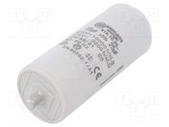 Capacitor: motors, run; 25uF; 475VAC; Ø40x92mm; -25÷85°C; ±5% DUCATI ENERGIA