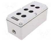 Enclosure: for remote controller; 22mm; IP65; X: 92mm; Y: 205mm ILME
