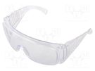 Safety spectacles; Lens: transparent; Protection class: F LAHTI PRO