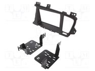 Radio frame; Kia; 2 DIN; matt black METRA