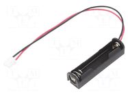 Holder; AAA,R03; Batt.no: 1; 3pin,cables,terminal; 150mm KEYSTONE