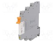 Relay: interface; for DIN rail mounting 