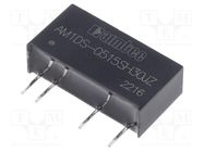 Converter: DC/DC; 1W; Uin: 4.5÷5.5V; Uout: 15VDC; Iout: 67mA; SIP7 AIMTEC