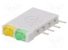 LED; in housing; yellow/green; 1.8mm; No.of diodes: 2; 10mA; 38° SIGNAL-CONSTRUCT