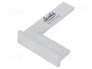 Try square; 70x100mm; with foot; Plating: zinc SCALA