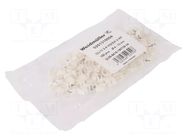 Markers; Marking: 4; 4÷10mm; PVC; white; -30÷80°C; leaded; CLI C WEIDMÜLLER