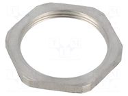 Nut; M40; acid resistant steel AISI 316; Thread: metric HELLERMANNTYTON