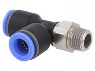 Push-in fitting; T-tap splitter; -0.95÷15bar; Thread: R 1/4" PNEUMAT