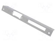 Frontal plate; angular,right; W: 25mm; for electromagnetic lock LOCKPOL