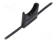 Fuse holder; 19mm; 15A; Leads: cables; 32V; Wire colour: black OPTIFUSE