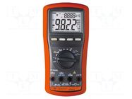 Digital multimeter; LCD; Bargraph: 41segm; True RMS AC; 0÷45°C TEMPO