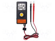 Digital multimeter; LCD; (6000); VDC: 6V,60V,450V; 0÷40°C TEMPO