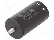 Capacitor: electrolytic; 119uF; Ø45.5x84mm; ±10%; M8 screw; 250VAC 