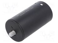 Capacitor: electrolytic; 143uF; Ø45.5x84mm; ±10%; M8 screw; 250VAC 