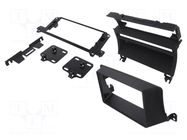 Radio frame; BMW; 2 DIN; matt black METRA