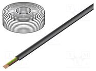 Wire: telecommunication cable; stranded; black; 100m; Core: CCS GEMBIRD