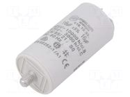 Capacitor: polypropylene; motors, run; 16uF; 425VAC; Ø36x70mm; ±5% DUCATI ENERGIA
