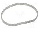 Timing belt; AT5; W: 10mm; H: 2.7mm; Lw: 390mm; Tooth height: 1.2mm OPTIBELT