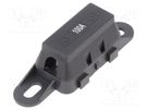 Fuse holder with cover; 42x12x8.2mm; 100A; screw; 32V OPTIFUSE