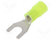 Tip: fork; M6; Ø: 6.3mm; 4÷6mm2; crimped; for cable; insulated; 105°C BM GROUP