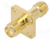 Coupler; SMA female x2; Insulation: PTFE; 50Ω MUELLER ELECTRIC