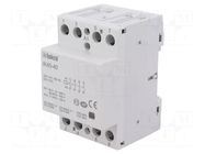 Contactor: 4-pole installation; 40A; 230VAC,220VDC; NO x4; IK ISKRA
