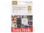 Memory card; to video recorders; microSDHC; R: 100MB/s; W: 40MB/s SANDISK