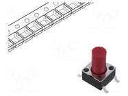 Microswitch TACT; SPST-NO; Pos: 2; 0.05A/12VDC; SMD; none; 2.5N KNITTER-SWITCH
