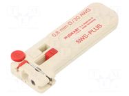 Stripping tool; Øcable: 0.8mm; Wire: round; Tool length: 102mm JOKARI