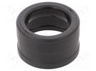 Conduit end cover; polyamide; HelaGuard; -50÷135°C; black HELLERMANNTYTON