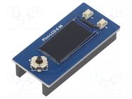 Display: LCD; graphical; 160x80; 52x25mm; 0.96"; PIN: 40; 2x20; RGB WAVESHARE