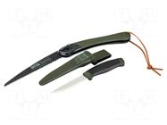 Kit: for cutting; survival; Kit: knife,woodcutting saw; Laplander BAHCO