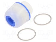 Gland; IP67,IP69; Han® F+B; M25; 11÷13mm; polyamide; natural HARTING