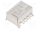 Relay: electromagnetic; DPDT; Ucoil: 12VDC; Icontacts max: 1A; SMD OMRON Electronic Components
