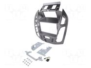 Radio frame; Ford; 2 DIN; phoenix silver ACV