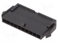 Connector: wire-wire; plug; male; PIN: 10; Micro-Fit 3.0; 3mm; 1x10 MOLEX