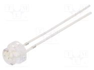 LED; 4.8mm; blue; 220÷330mcd; 100°; Front: convex; 5V; No.of term: 2 OPTOSUPPLY