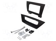 Radio frame; BMW; 2 DIN; black ACV