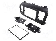 Radio frame; Citroën,Opel,Peugeot,Toyota; 2 DIN; black ACV