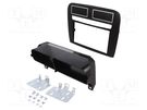 Radio frame; Fiat; 2 DIN; black ACV