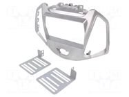 Radio frame; Ford; 2 DIN; silver ACV
