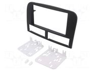Radio frame; Jeep; 2 DIN; black ACV